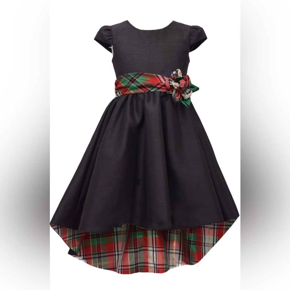 GERSON & GERSON Iris & Ivy Kids' Plaid Lined Dress Size 7